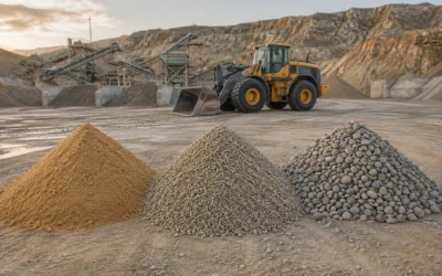 Arena, grava o piedrilla: ¿qué árido necesita cada proyecto?